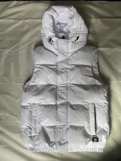 NEW MEN'S ZARA☆フード付き キルティングベスト