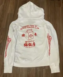 猫飯店　パーカー　XL　白　らんま1/2　シャンプー