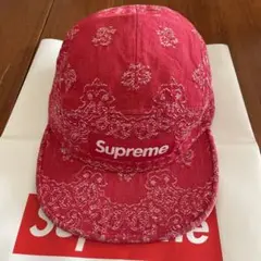 Supreme Bandana Jacquard Denim Camp Cap