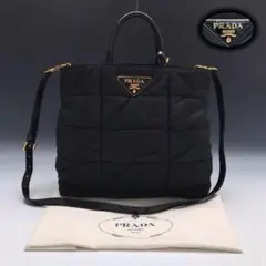 【未使用級】PRADA プラダ ショルダー トートバッグ 2way キルティング