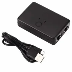 【2個】LANセレクター LAN回線切替器 RJ45×2ポート 入力/出力両対応