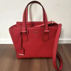 Kate Spade レッド トートバッグ