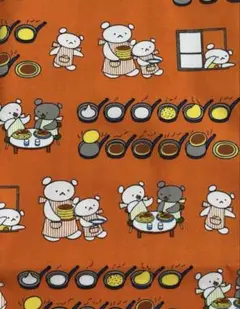 値下げ‼️レア⭐︎しろくまちゃんのほっとけーき　生地　はぎれ