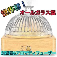 世界初 オールガラス製 アロマディフューザー 加湿器 おしゃれ お手入れ簡単