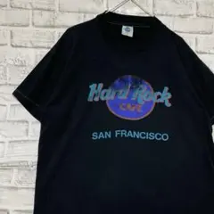 USA製90sヴィンテージTシャツ！シングルステッチ　ブラック半袖古着L728