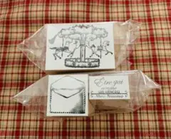 アフタヌーンティー　カルーセルスタンプ　gobe stamp コラボ　セット