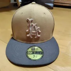 New Era 59FIFTY キャップ 7 1/2 ベージュ/ウォルナット