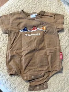 CONVERSE スニーカー柄ロンパース 80