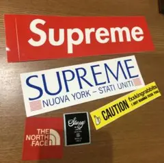 Supreme&STUSSY&FR2&ノースフェイスステッカーセット