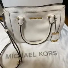 【廃盤品】MICHAEL KORS COLLINS SMサッチェル ホワイト