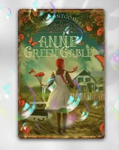 赤毛のアンANNE OF GREEN GABLES ポスター風ブリキ看板