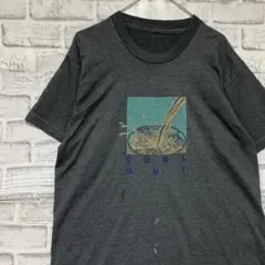 USA製90sヴィンテージTシャツ！シングルステッチ　グレー半袖古着　L718