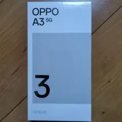 OPPO A3 5G CPH2639 ブラック 4GB 128GB