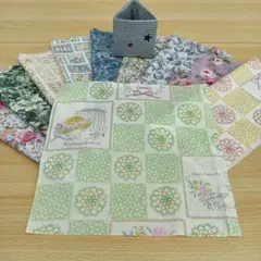 ★A811★ カットクロス/プリント生地/国産/25cm×25cm/10点