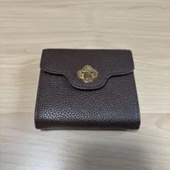 Hashibami ヒネリカナグスライドウォレット　ダークブラウン