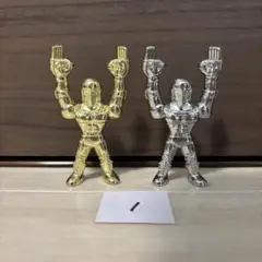 ①キン肉マン　ダイキャスト　ウォーズマン　金　銀　メッキ