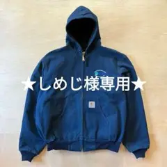 カーハート フード付き ダック生地 ジップアップワークジャケット