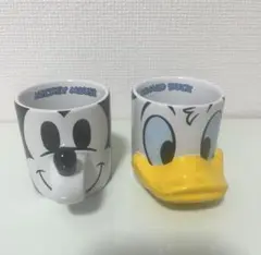 ミッキーマウス　ドナルドダック マグカップセット