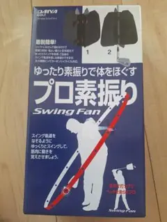 プロ素振り Swing Fan ゴルフスイング練習器具 キャロウェイボール3個付