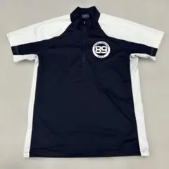パーリーゲイツ ハーフジップ半袖モックネックシャツ