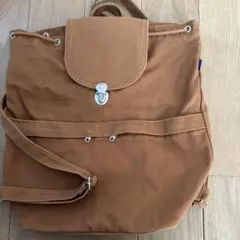 baggu キャンパス　リュック　キャメル