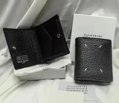 Maison Margiela ブラック 三つ折り財布