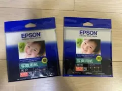 EPSON 写真用紙 光沢 スクエア 20枚入と10枚入セット売り