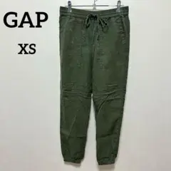 GAPオリーブ カジュアルパンツ ドローストリング【XS】