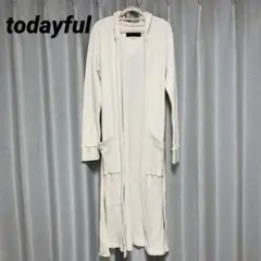 美品 トゥディフル todayful ロングカーディガン