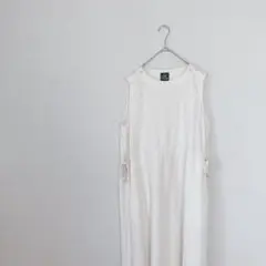 ノーザントラック　ノースリーブワンピース　コットンリネン