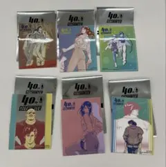 シティハンター 40th コラボ オリジナルステッカー ワタミ 6種