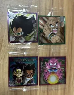 ドラゴンボール　超戦士シールウエハース超 激突の戦士たち　N 4枚