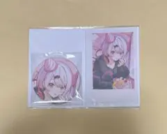 にじさんじ 椎名唯華 缶バッジ＆チェキ風カード