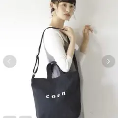 coen コーエン ショルダーバッグ ブラック