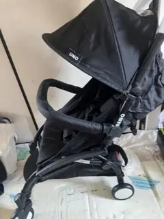 ブラック ベビーカー 折りたたみ式