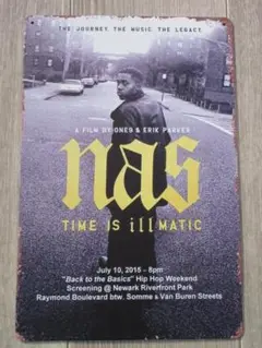 【非売品】NAS time is ill matic B1 ポスター 非売品】NAS time is ill matic B1 ポスター