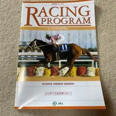 競馬　JRAレーシングプログラム　2006.11.12 エリザベス女王杯