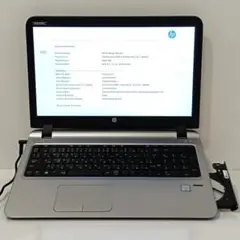 ⑲BIOS起動OK★ジャンク★HP ProBook i3 4GB 15.6インチ