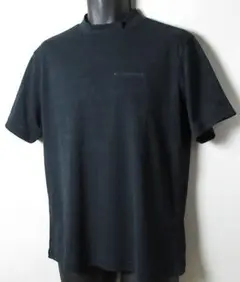 新品 ロサーセンゴルフ モックネック半袖シャツ/メンズ/50(L)/ブラック