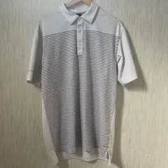USA古着 ヴィンテージ DUNNING ストライプ ポロシャツ ゴルフシャツ