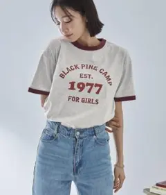 新品　タグ付き　ヴィンテージグラフィック　プリント　半袖　Tシャツ