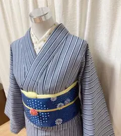 大塚呉服店 着物 小紋 ストライプ