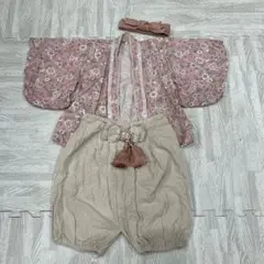 ベビー袴　regalo ポプリピンク　80