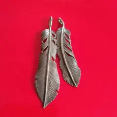 Wing Hands シルバー K10 ハート ホイールフェザー バングル Wing Hands シルバー K10 ハート ホイールフェザー バングル