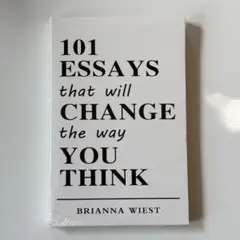 新品未開封101 Essays that will CHANGE the way