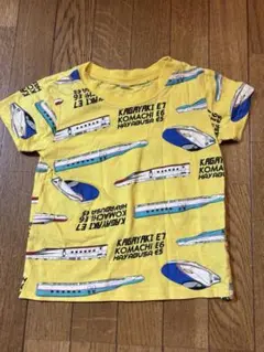 【95サイズ】新幹線　Tシャツ