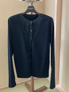 フォクシーカーディガン黒