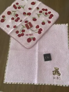 DAKS PINKHOUSEハンカチ2枚セット