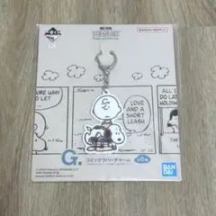 一番くじ《G賞》スヌーピー＆チャーリー・ブラウン コミックラバーチャーム