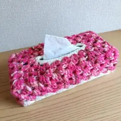 カラフルなティッシュボックスカバー　No.3